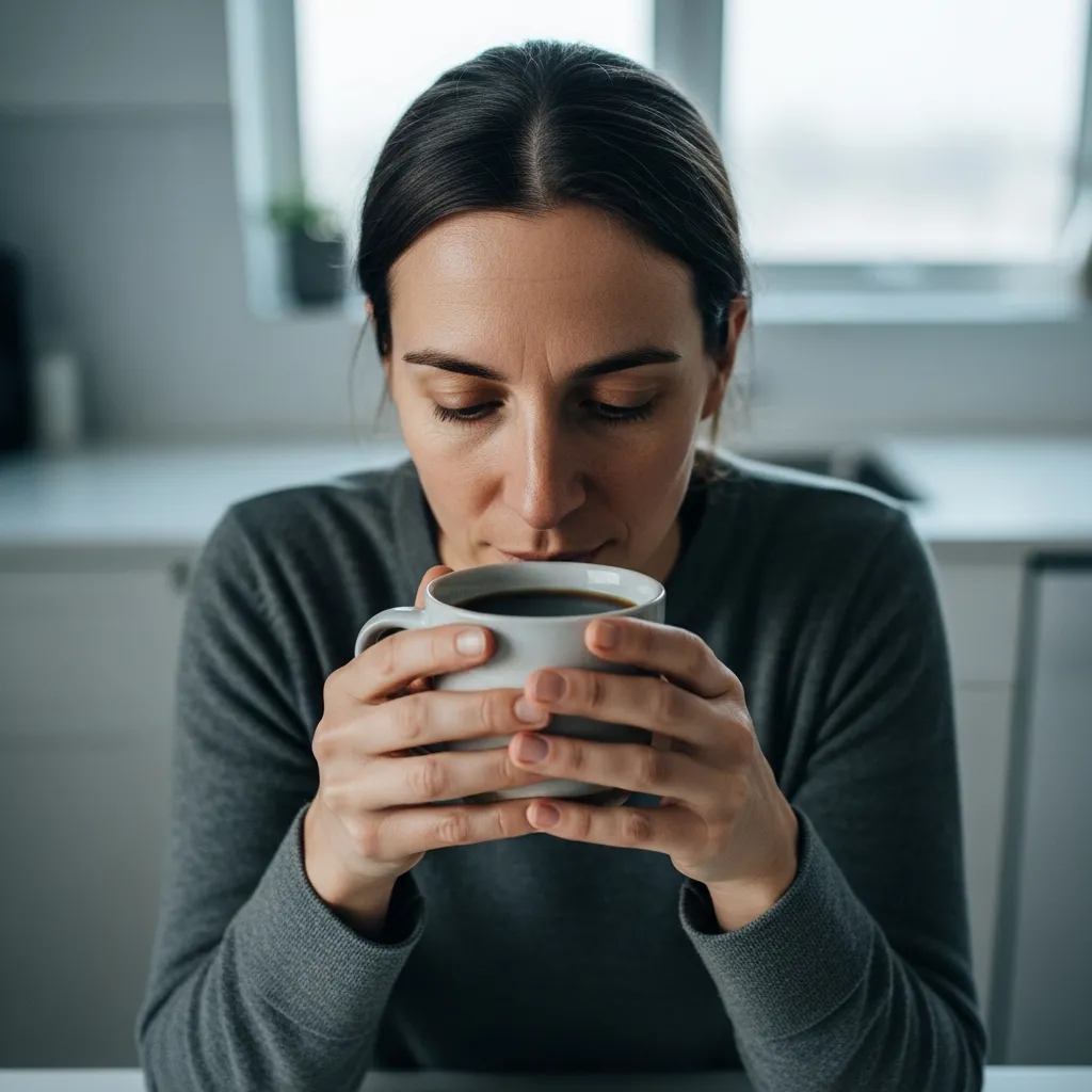 Vrouw die vredig slaapt in een donkere kamer, benadrukkend het belang van slaap voor herstel.